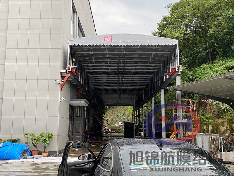 厂房电动遥控雨蓬